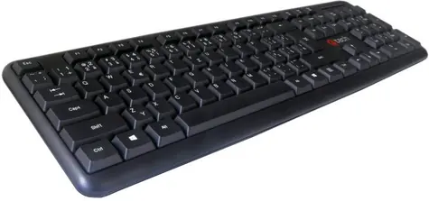 Klawiatura C-tech KB-102 slim czarna / CZ SK / USB