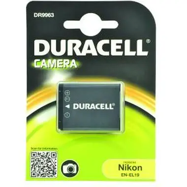 Bateria Duracell - DR9963 do Nikon EN-EL19 / czarna / 700 mAh / 3,7V