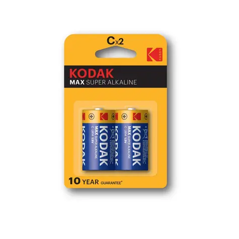 Bateria alkaliczna Kodak MAX C / 2 szt. / blister