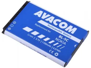 Bateria Avacom do Nokia 6230 i N70 / Li- ION / 3,7 V / 1100 mAh (zamiennik BL-5C)