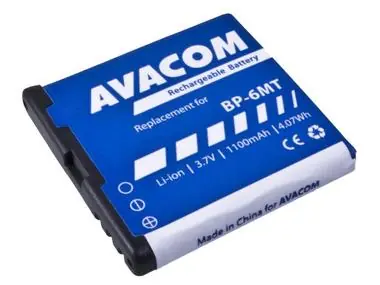 Bateria Avacom do Nokia E51/N81/N81/N82 / Li- ION / 3,6 V / 1100 mAh (zamiennik BP-6MT)