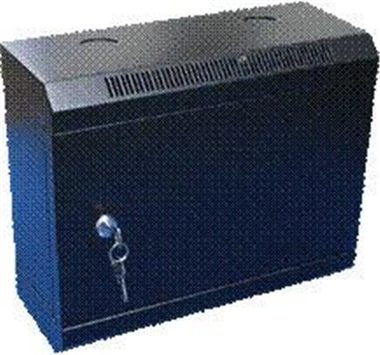DATACOM 10" rack jednoczęściowy 6U 140 czarny/drzwi metalowe