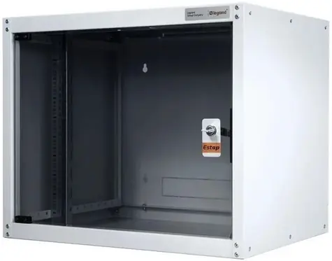 Szafka ścienna Legrand EvoLine 7U / 600x450mm / nośność 65kg / drzwi szklane