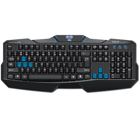 E-BLUE Cobra EKM746 czarna / Klawiatura do gier / przewodowa (USB) / CZ / SK