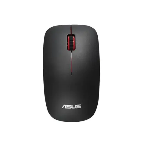 Asus WT300 czarno-czerwona / bezprzewodowa mysz optyczna / 1600dpi 