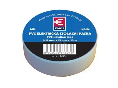 Taśma izolacyjna PCV OEM 15mm/10m biała