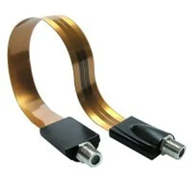 Kabel koncentryczny przelotowy OEM 30 cm - złącza miedziane, złocone