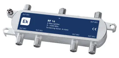 Koncentrator ITS 1/6 przelotowy dla DC, 5-2400 MHz