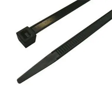 Taśma ściągająca Zircon czarna 4,8 x 300 mm - opakowanie 100 szt