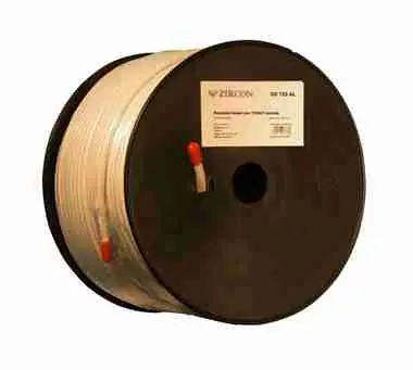 Kabel koncentryczny Zircon CU 125 AL - cewka 100 m