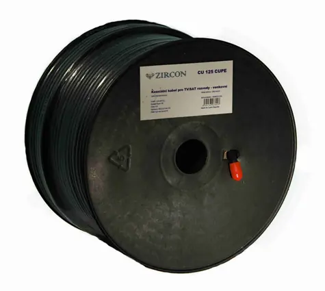 Kabel koncentryczny Zircon CU 125 CUPE - cewka 100 m