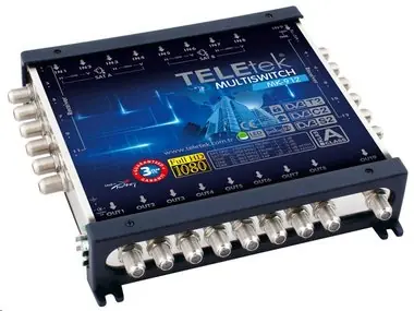 Multiswitch TeleTek 9/12 kaskadowo
