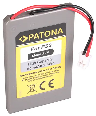 Bateria PATONA do konsoli Sony PS3 / 650mAh / Li-lon / 3,7V