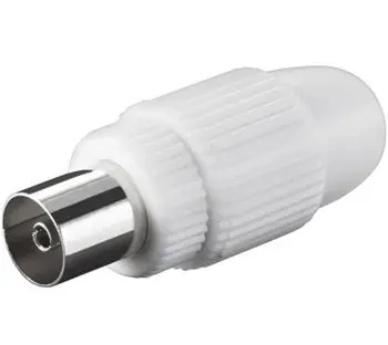 Złącze antenowe PremiumCord TV IEC direct-F / 75 Ohm