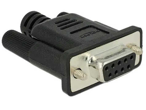 Adapter DeLock RS-232 DB9 żeński Loopback