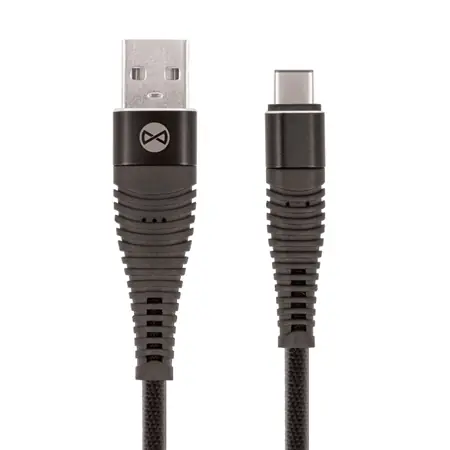Kabel do transmisji danych Forever USB-C w kolorze czarnym