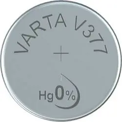 Bateria guzikowa Varta V377 SR66 / 1,55V / 27 mAh / tlenek srebra / 1 szt. / w blistrze 