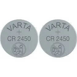 Bateria guzikowa Varta CR2450 2 szt. / 3,0 V / 560 mAh / litowa / w blistrze 