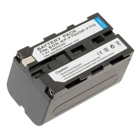 Bateria Trx do Sony 4800 mAh / NP-F330 / F530 / F570 / F750 / F770 / F930 / F950 / F960 / nieoryginalna