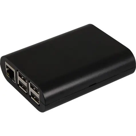 Obudowa Raspberry czarna (Joy-it) dla Raspberry Pi model B+ i Rpi 2 B i Rpi 3 B i Rpi 3 B+