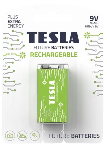Akumulator TESLA RECHARGEABLE+ 9V Ni-MH 250mAh 1 szt./ HR9V / blister