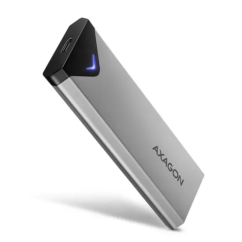 Axagon EEM2-UG2, USB-C 10Gbps - Metalowa obudowa M.2 NVMe SSD, długość od 42 do 80 mm