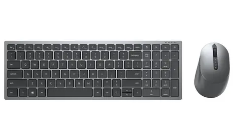 DELL KM7120W CZ szary / Zestaw bezprzewodowej klawiatury i myszy / CZ / 2,4 GHz / Bluetooth / USB