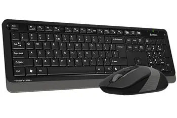 A4Tech FSTYLER FG1010 szary / Bezprzewodowa klawiatura + mysz / 2,4 GHz / USB