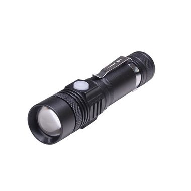 Latarka akumulatorowa LED Solight WN33 z mocowaniem cyklopowym / 400lm / Focus / Li- ION / USB