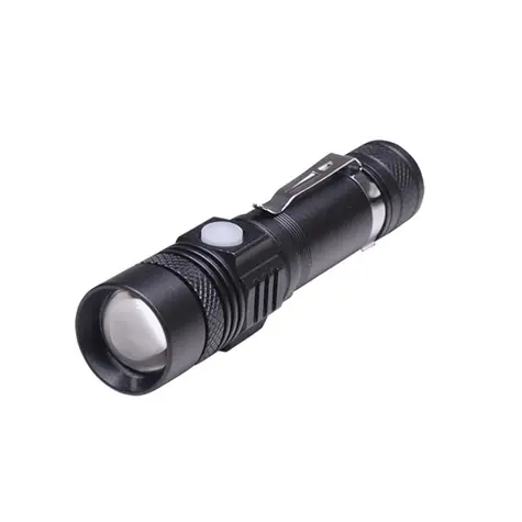 Latarka akumulatorowa LED Solight WN33 z mocowaniem cyklopowym / 400lm / Focus / Li- ION / USB