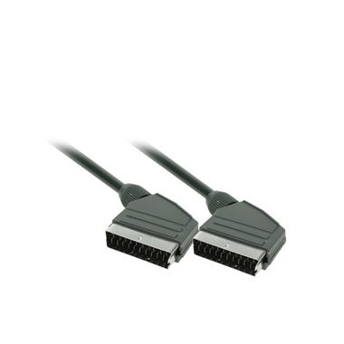 Solight SSV0115E Kabel SCART / złącze SCART - złącze SCART / 21pin / 1,5m / średnica 8mm
