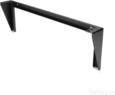 StarTech RK119WALLV Czarny / 1U 19-calowy stalowy pionowy uchwyt ścienny