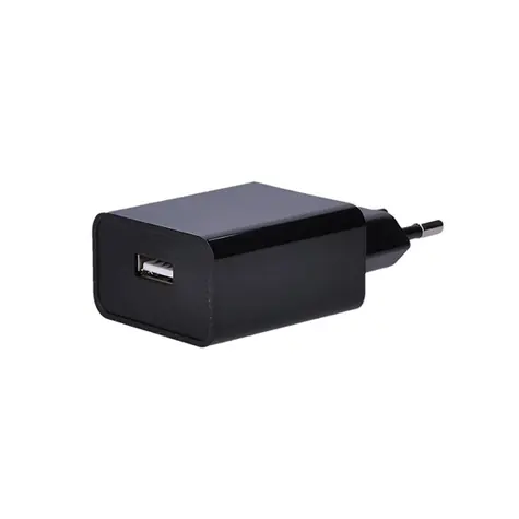 Adapter do ładowania USB Solight DC47 czarny / 1x USB / 2400mA / AC 230V