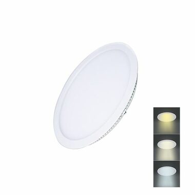 Minipanel LED Solight CCT sufitowy 6W okrągły / 450lm / 3000K / 4000K / 6000K