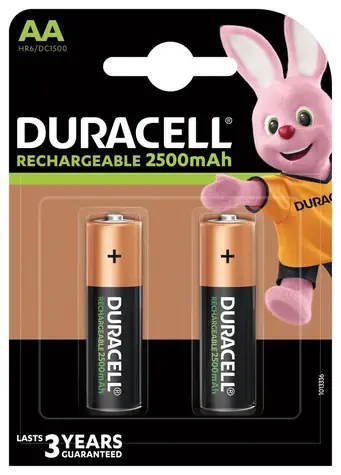 Duracell - Akumulator AA 2500mAh 2 szt