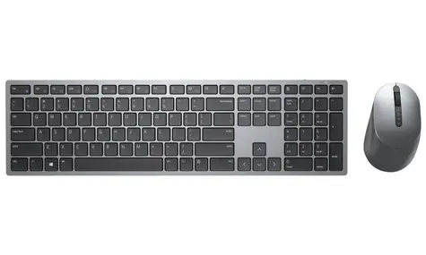 DELL KM7321W US szary / Zestaw bezprzewodowej klawiatury i myszy / układ US / 2,4 GHz / Bluetooth 