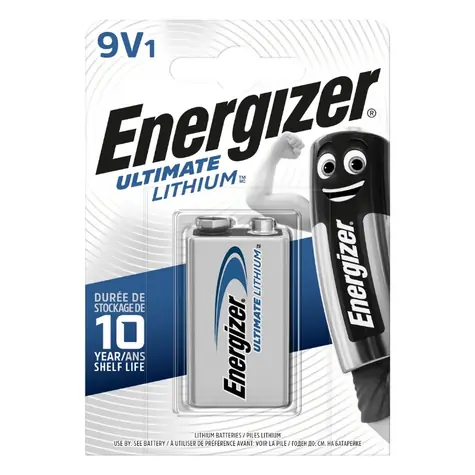 Bateria litowa Energizer Ultimate - 9 V