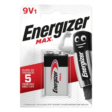 Bateria Energizer MAX - 9V 1 szt