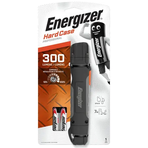 Energizer Hard Case Pro LED 300lm / Latarka / Afterglow: do 115 metrów / 2xAA