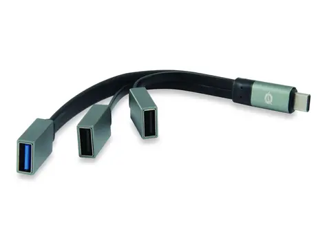 Conceptronic HUBBIES01G koncentrator USB-C / 2x USB-A 2.0 / 1x USB-A 3.0