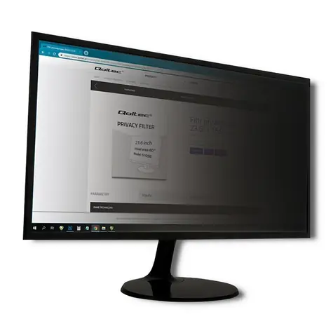 Qoltec 51052 Filtr prywatyzujący RODO 15.6 | 16:9
