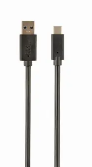 Gembird CCP-USB3-AMCM-10 Kabel USB-C czarny / 1x USB-C (M) / 1x USB-A (M) / 3M
