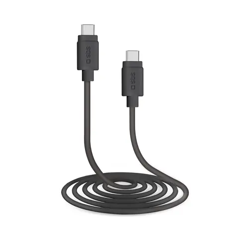 Kabel SBS USB-C - USB-C 3.1 1,5m czarny