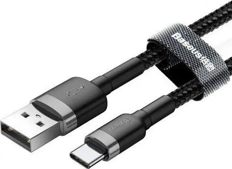 Kabel Baseus CATKLF-BG1 USB-A na USB-C czarny / 1 m