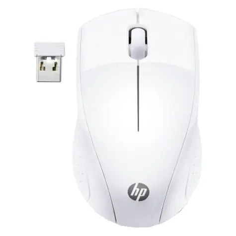 Bezprzewodowa mysz optyczna HP 220 biała / 1600 dpi / 2,4 GHz