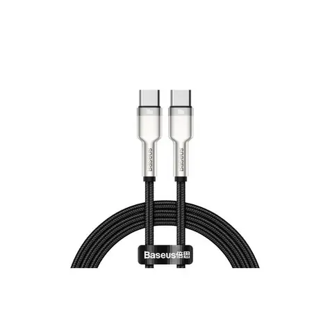 Baseus CATJK-D01 Cafule czarny / kabel USB-C / 100W / 2m