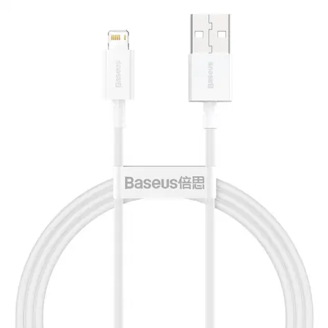 Baseus CALIS-A02 Superior Series biały / kabel USB-A na Lightning / 1m