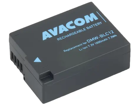 Akumulator zamienny Avacom Panasonic DMW-BLC12 / Li- ION / 7,2 V / 1000 mAh / 7,2 Wh