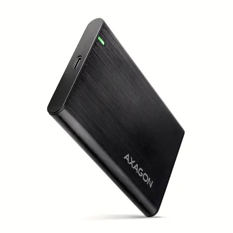 Axagon EE25-A6C, USB-C 3.2 Gen 1 - SATA 6G 2.5" metalowe pudełko RAW, bezśrubowe