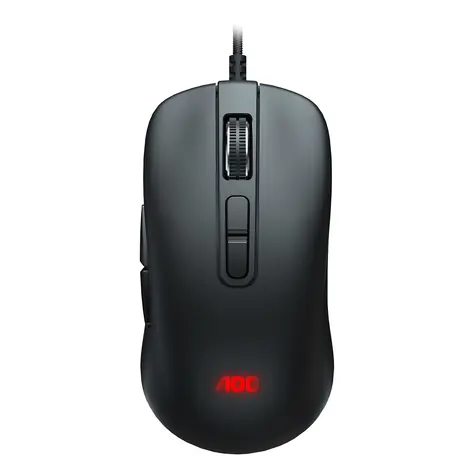 AOC GM300B czarna / mysz do gier / 7 przycisków / USB / 6200 DPI